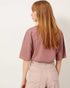 Sessùn sergio pigment dyed t-shirt marble rose